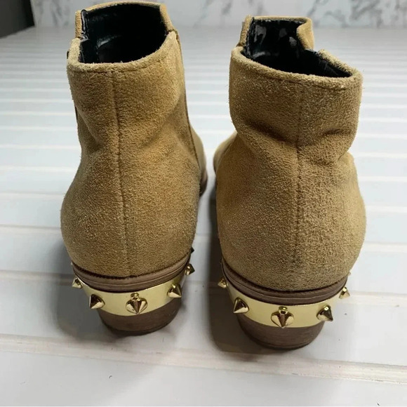 Sam Edelman Holt Camel Suede Leather Ankle Boots - Picture 6 of 12